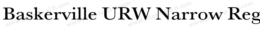 Baskerville URW Narrow Regular字体转换